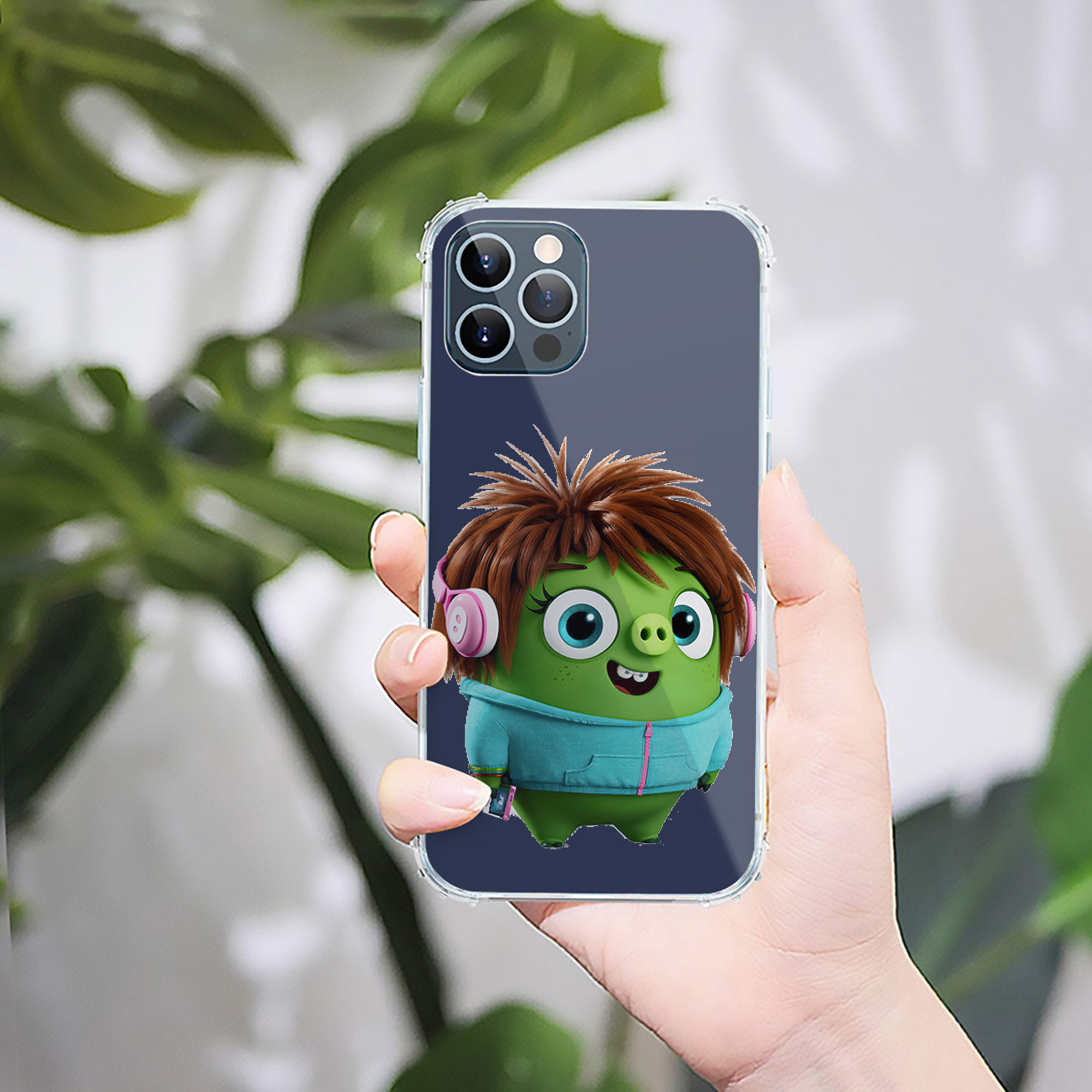 （画像用） Angry Birds アングリーバード 【iPhone 12シリーズ対応】透明スマホケース（クリアソフトケース）